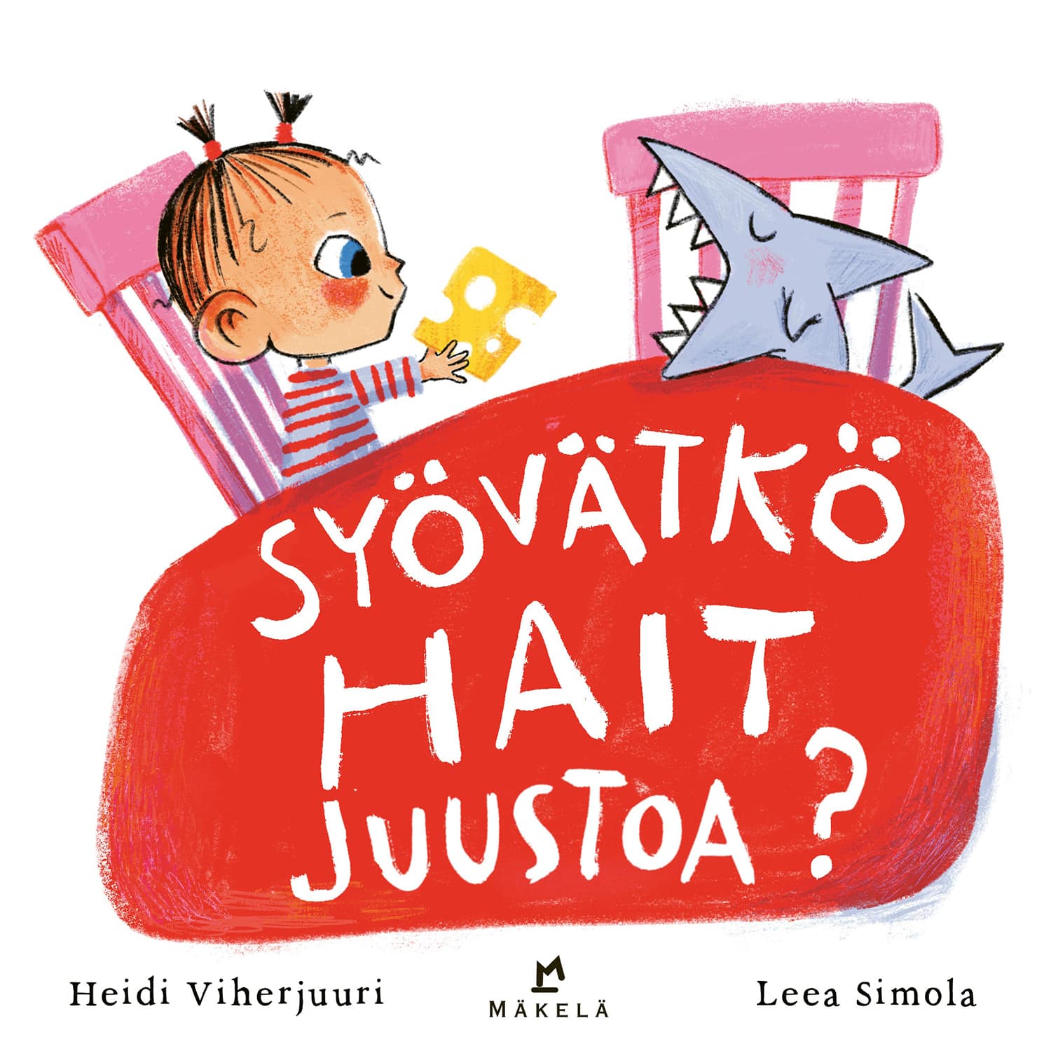 Syövätkö hait juustoa -kirjan kansi